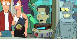 Illustration for article titled Futurama celebrates the holidays with Al Gore, global Armageddon and oil-wrestling robots